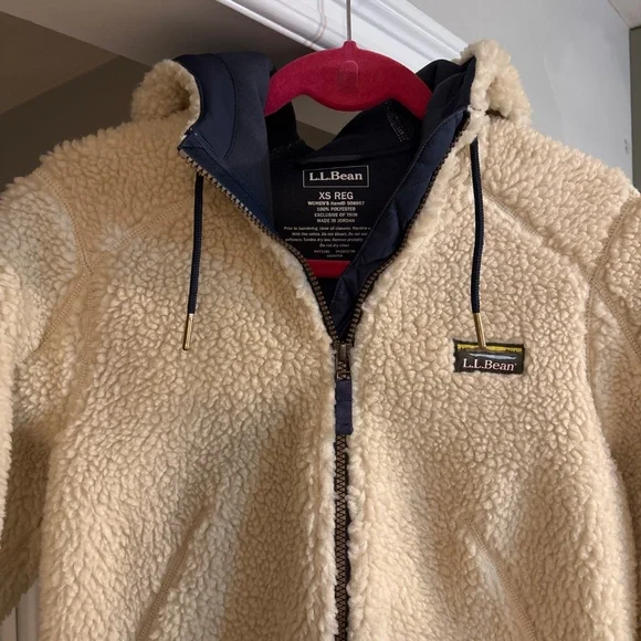 L.L. Bean Women's Mountain Pile Fleece Coat - Picture 2 of 4